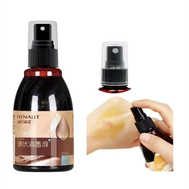 Povidone Iodine Disinfectant Spray Spray Disinfectant Iodine Medical Skin 100ml 100 밀리리터