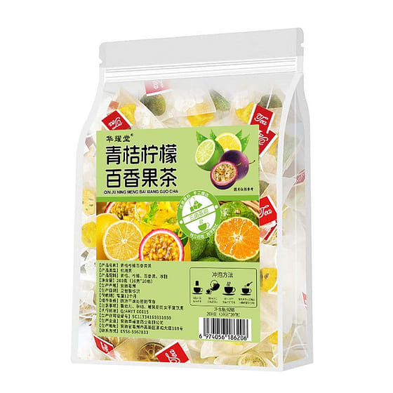 weee_pantry_Freeze-dried Green orange lemon  Passion Fruit Tea 200 그램