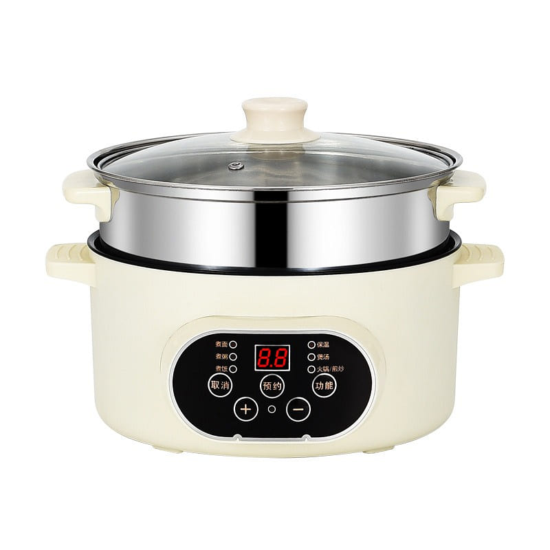 Piggy Bank 110V Smart Electric Cooker Multifunctional Universal Cooker White 1 개