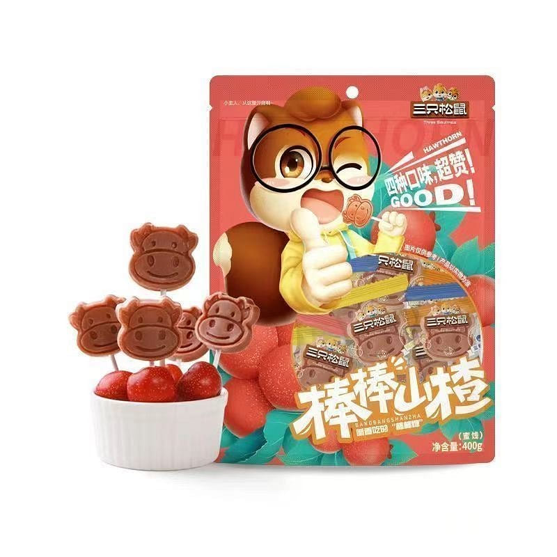 Three Squirrels Hawthorn Lollipops 400g 400 g