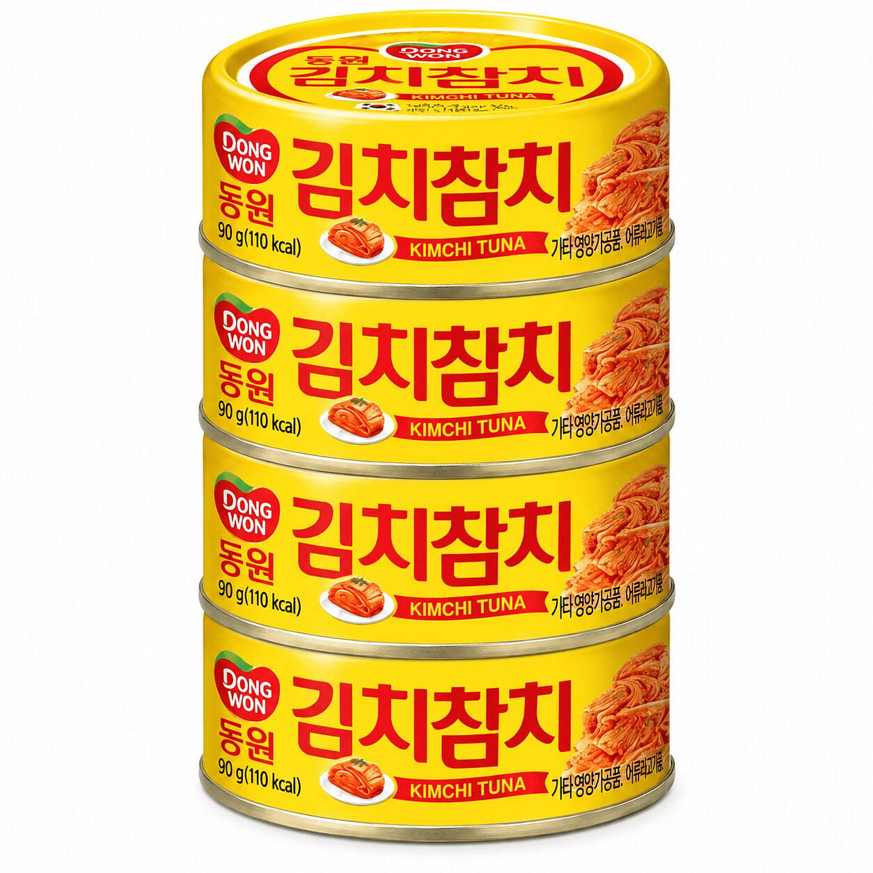 동원 김치참치 90g x 4캔 1 팩