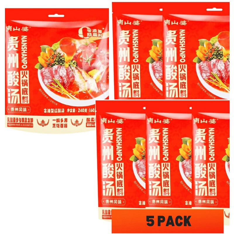 Nanshanpo Guizhou Sour Soup Hot Pot Base*5 240 g
