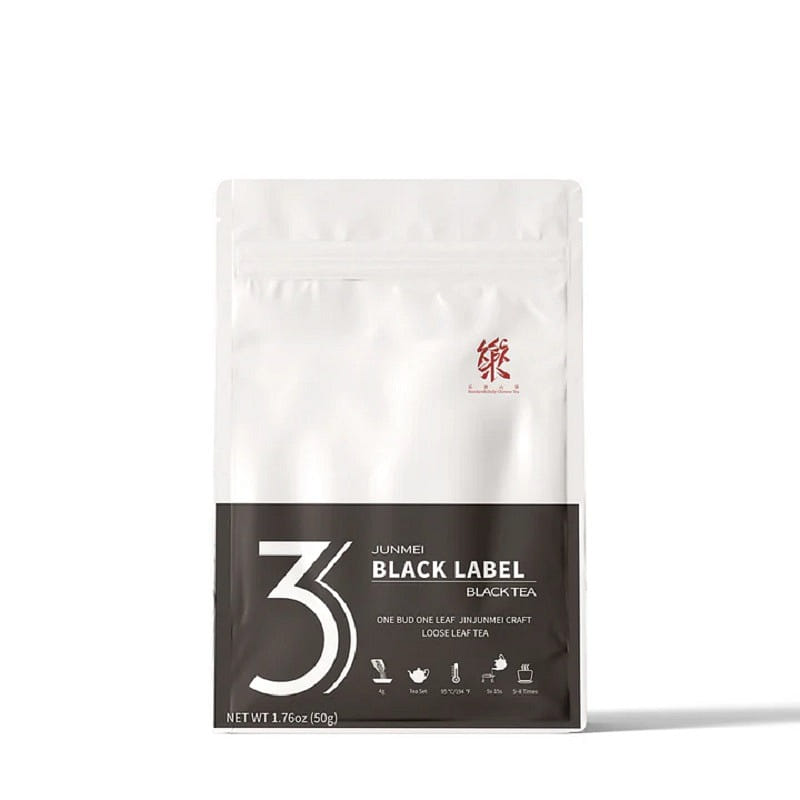 ZhengShanTang Lapsangstore JunMei Black Tea 1 Bud 1 Leaf Black Label Pouch 50 กรัม