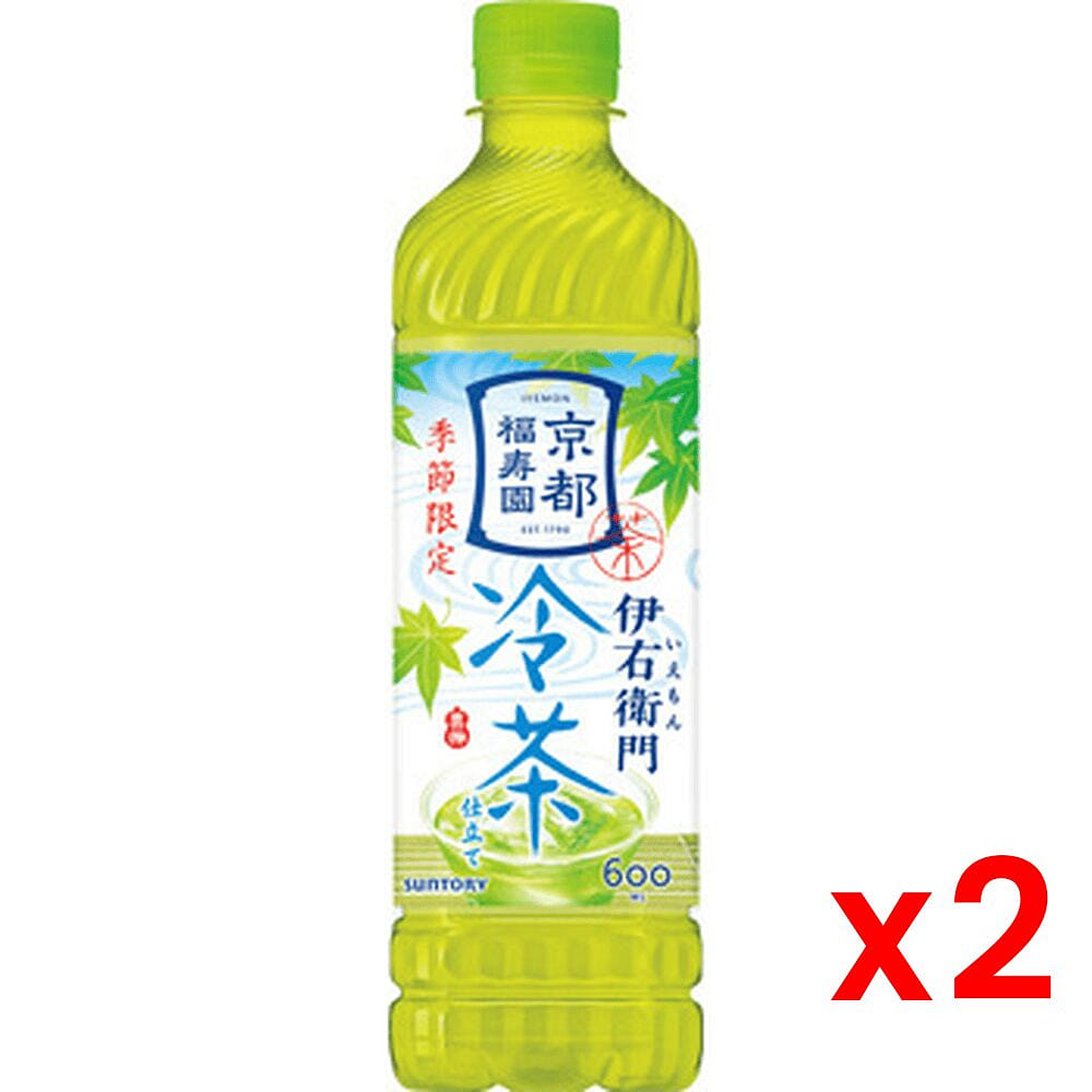 Seasonal Suntory Cold Brew Green Tea 600mlx2 1 bottle