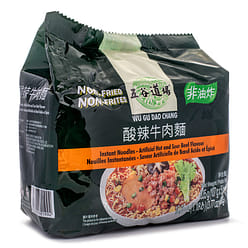 Wu Gu Dao Chang Instant Noodles, Artificial Hot and Sour Beef Flavor 535 g