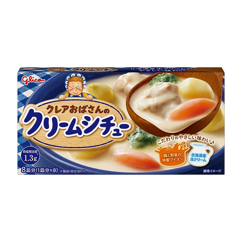 Glico Thick Soup Stew 8pcs [Cream Stew Flavor] 1 개