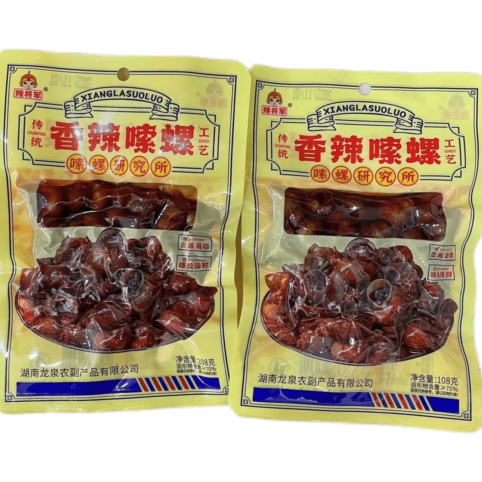 Field snail open bag ready to eat spicy flavor 108 กรัม