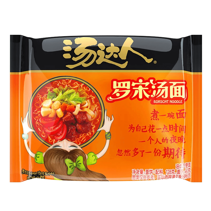 Tongyi Tang Da Ren Luosong Noodles in soup 128g * 1 bag of instant noodles 128 그램
