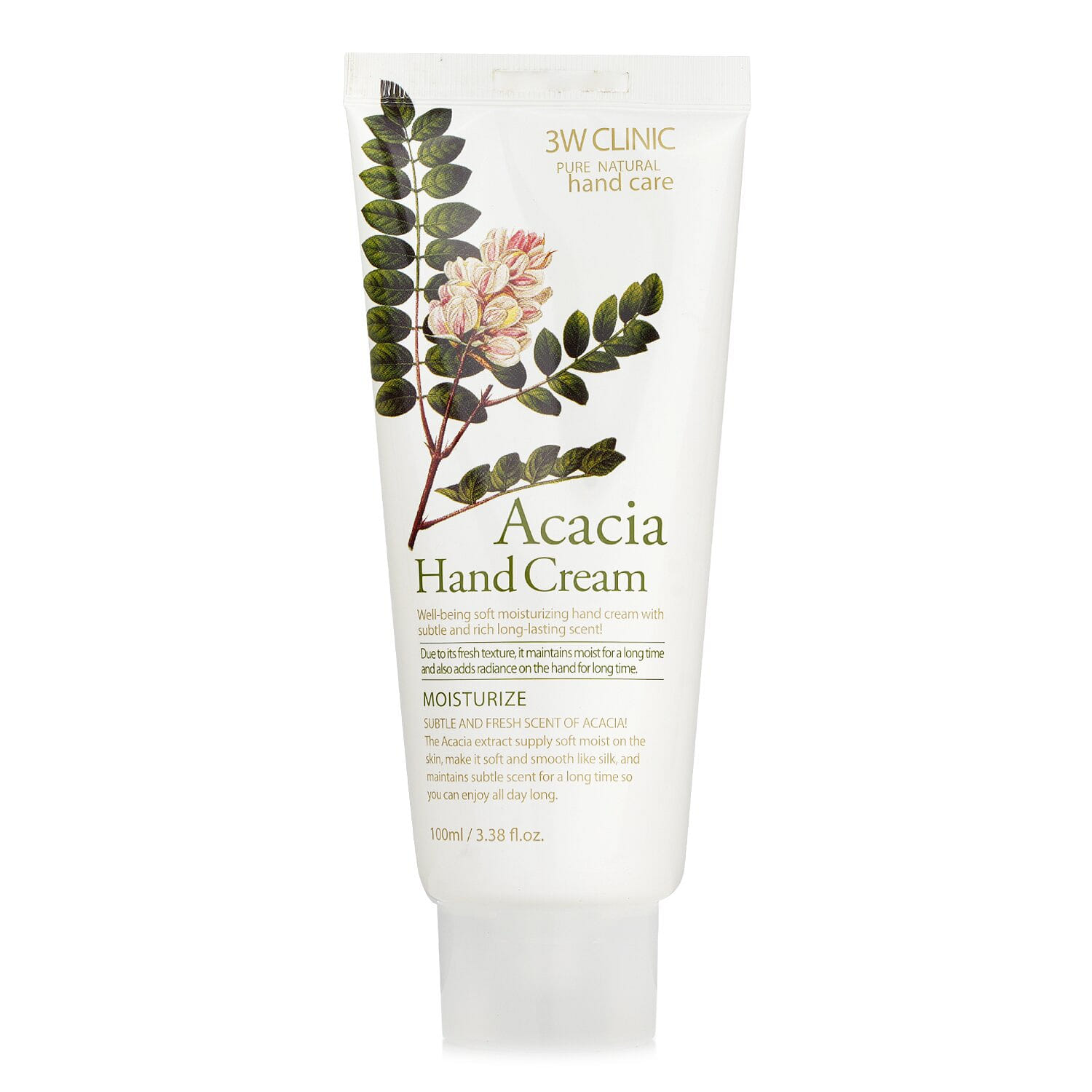 3W Clinic Moisturizing Acacial Hand Cream 100ml/3.38oz 100 밀리리터