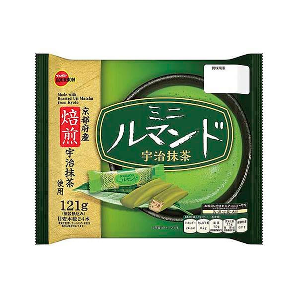 Bourbon Mille Crepe Cookies Uji Matcha Flavor 121g 1 each