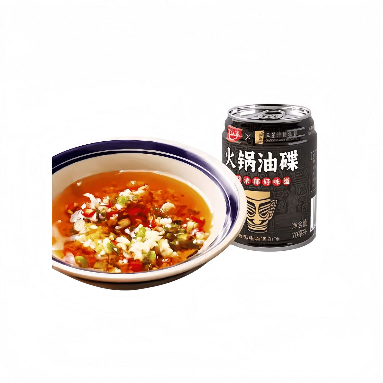 Hot Pot Dipping Sauce Oil Dip, 70g * 3 Jars 210 g
