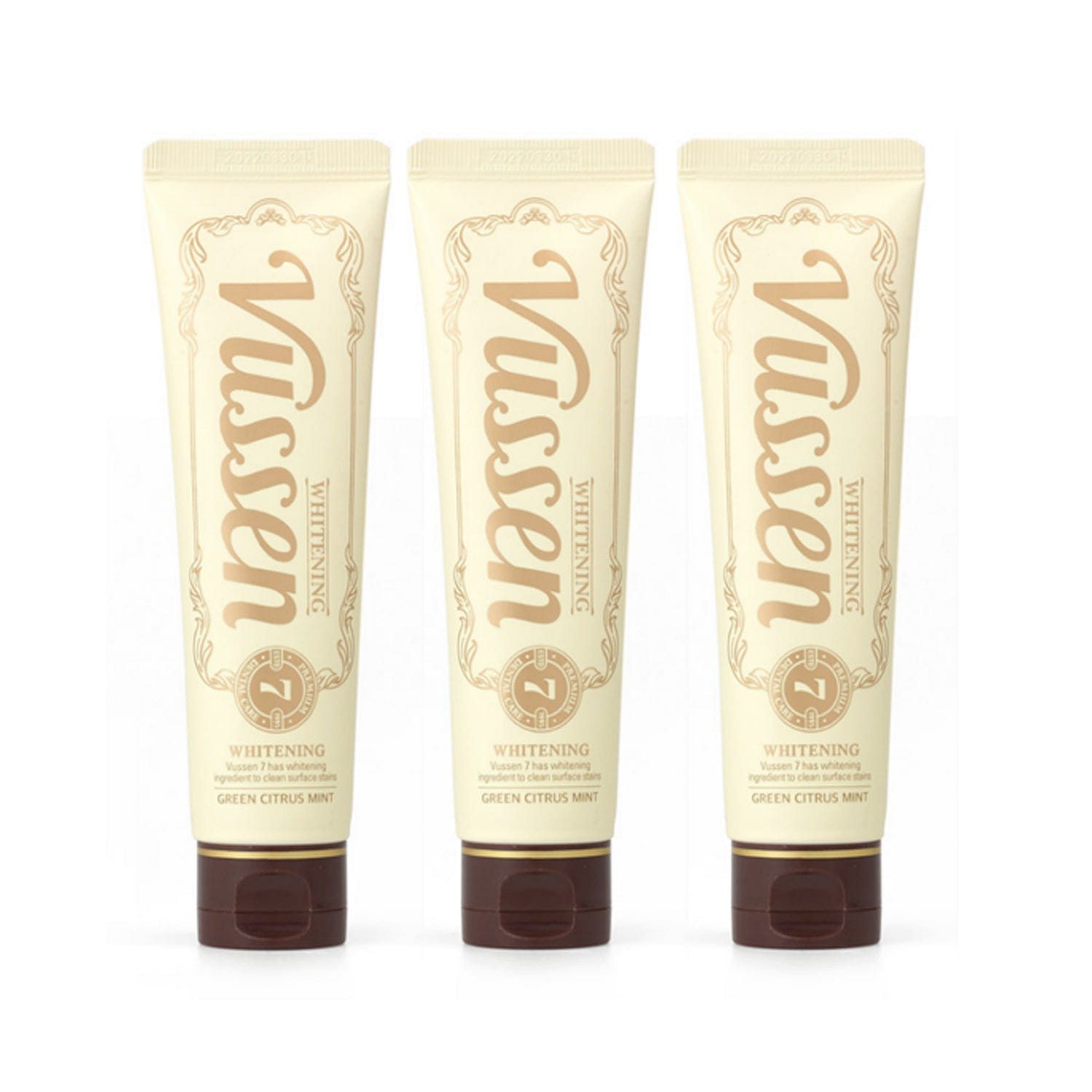 오스템 뷰센 7 은은한 매일 미백 치약 2개입 실속 세트 (100g x 3) 1 each