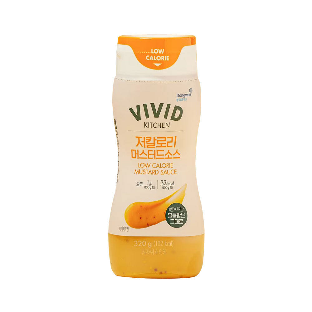 Vivid Kitchen Low Calorie Mustard Sauce 320g 1 ส่วน