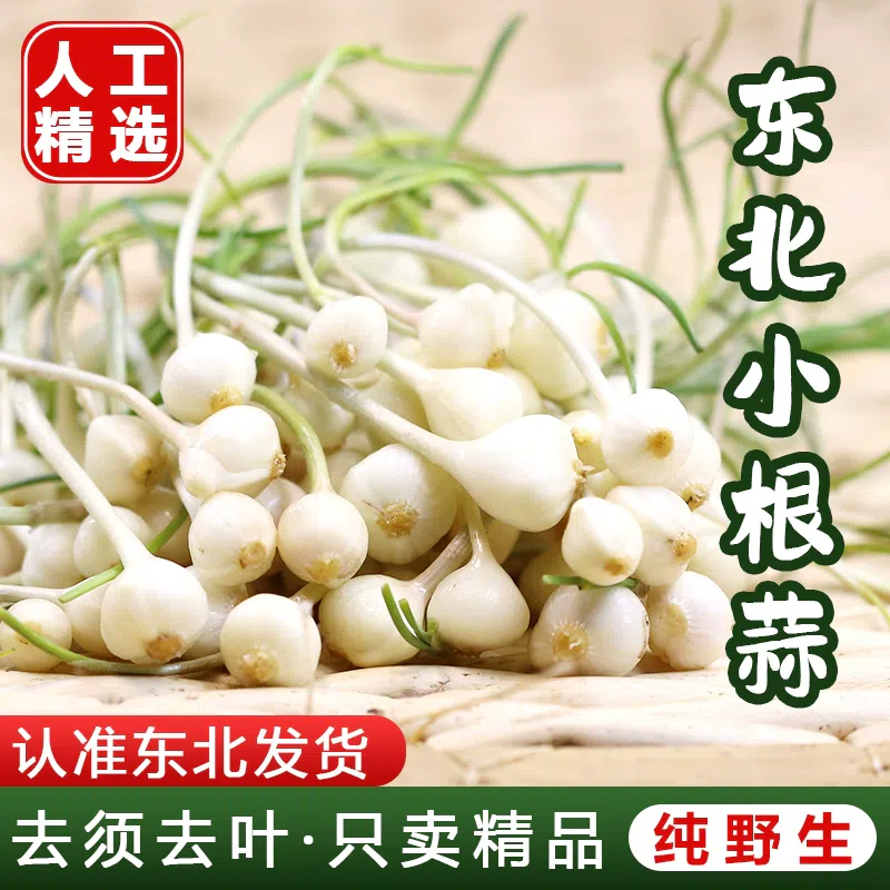 Northeast small root garlic, wild vegetables, wild onions, brains, melons, wild garlic, buckwheat, wild garlic, ready-to-eat Northeast specialties, 250g*1 pack 250 g
