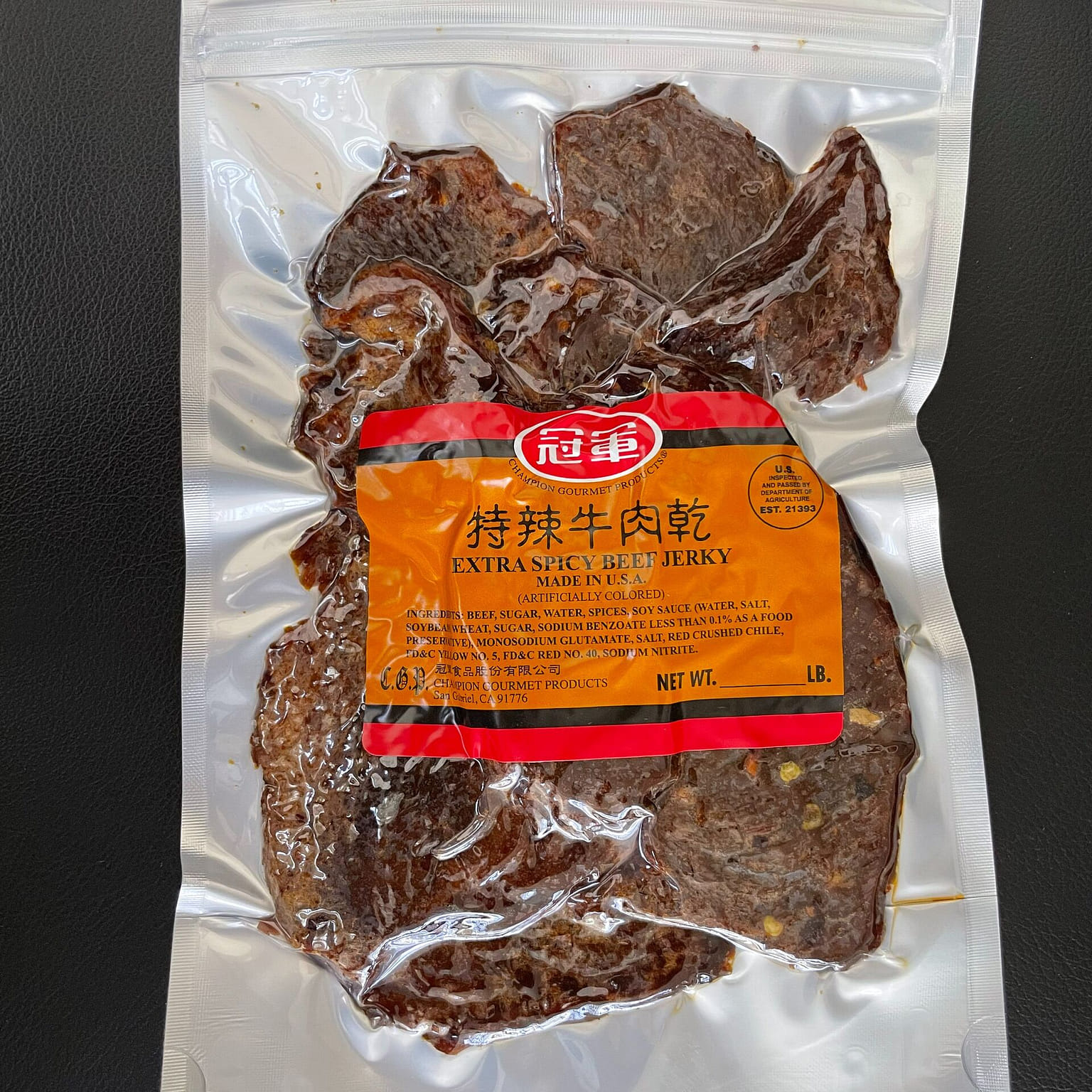 Extra Spicy Beef Jerky 6 oz