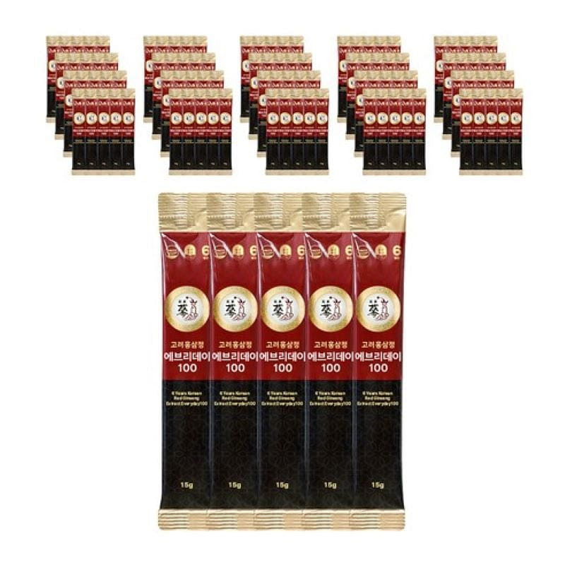 풍년보감 6년근 고려홍삼정 에브리데이100, (15g, 150개) 1 케이스