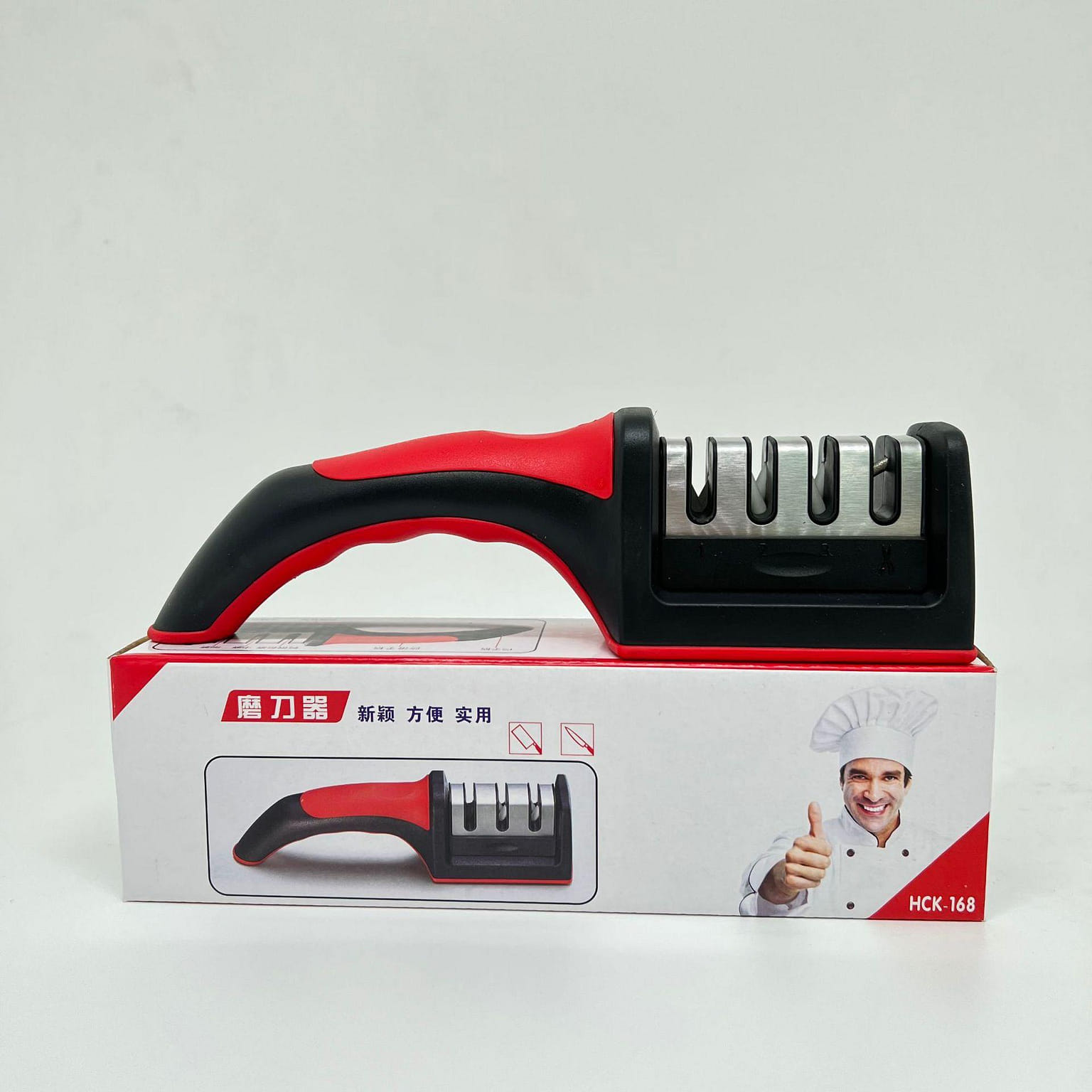 New four-stage quick sharpening artifact 1 개입