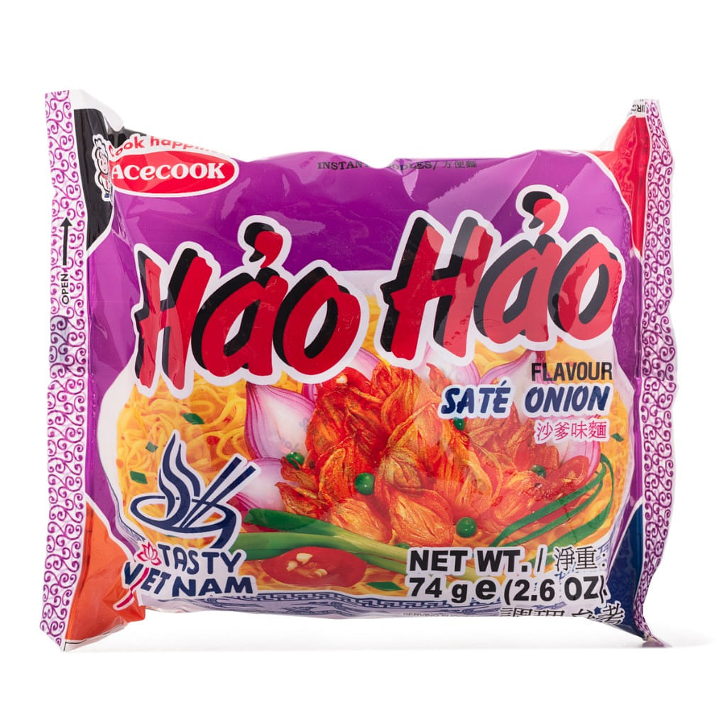 Acecook HAO HAO 사테 양파맛 라면 2.82 온스