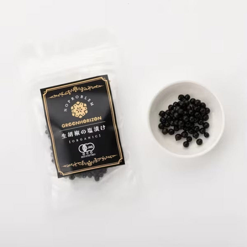 Kazahana Organic Salt-Cured Fresh Peppercorns 25g 1 each