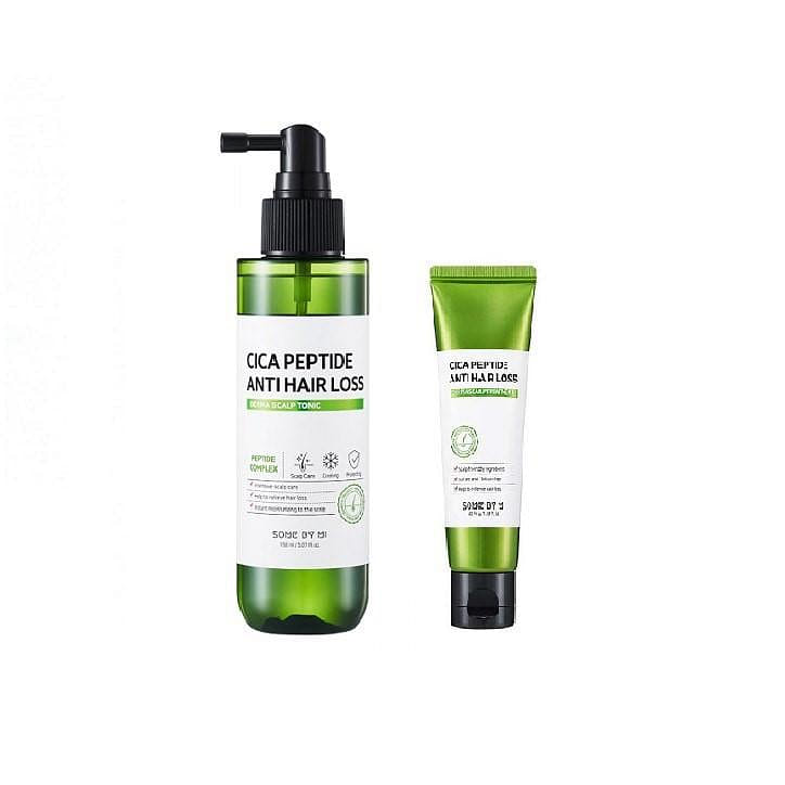 Some By Mi Cica Peptide Anti Hair Loss 2 Set (Scalp Tonic 150ml+Treatment 50ml) 2 อัน