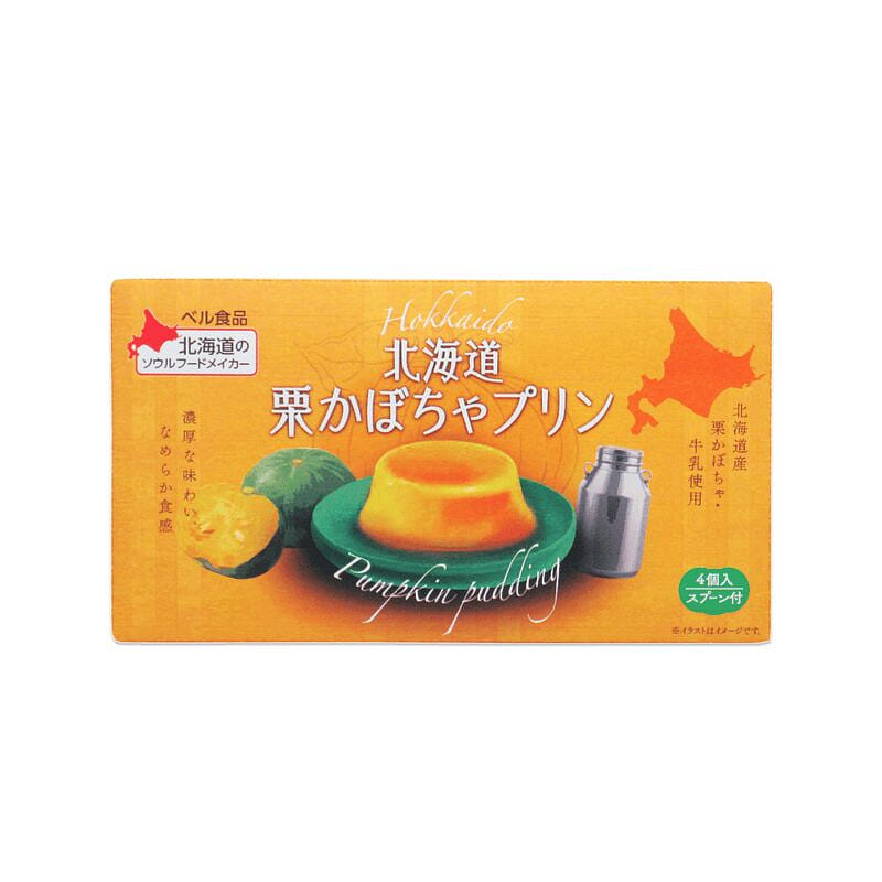 Bell Foods Hokkaido Chestnut Pumpkin Pudding 4 pcs 324 g