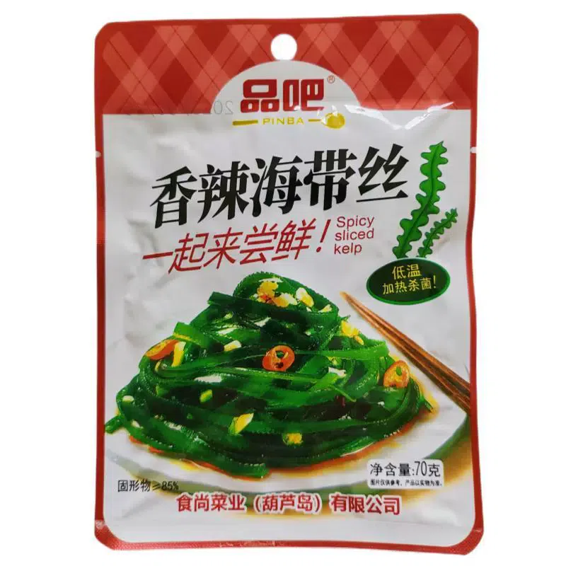 Spicy Shredded Kelp Pickles Pinba 70g*1 Bag 70 g
