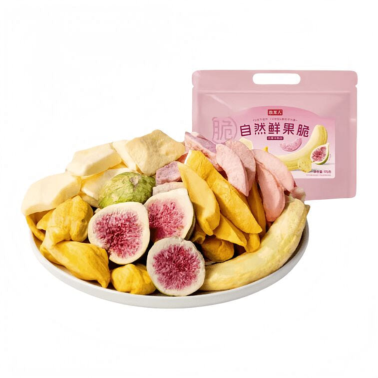 Muguoren Fresh Fruit Crisp Freeze-Dried, 170g 170 g