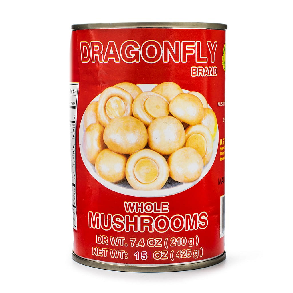 Dragonfly Button Mushroom Red 15 oz