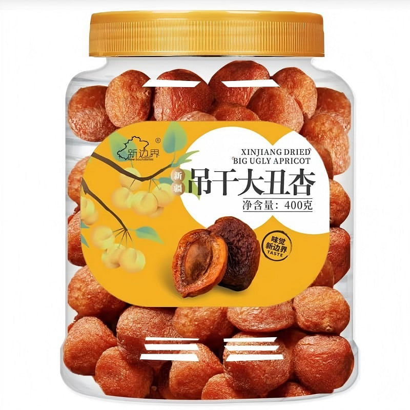新边界 吊干大丑杏400g 新疆特产杏干杏肉小零食 400 克