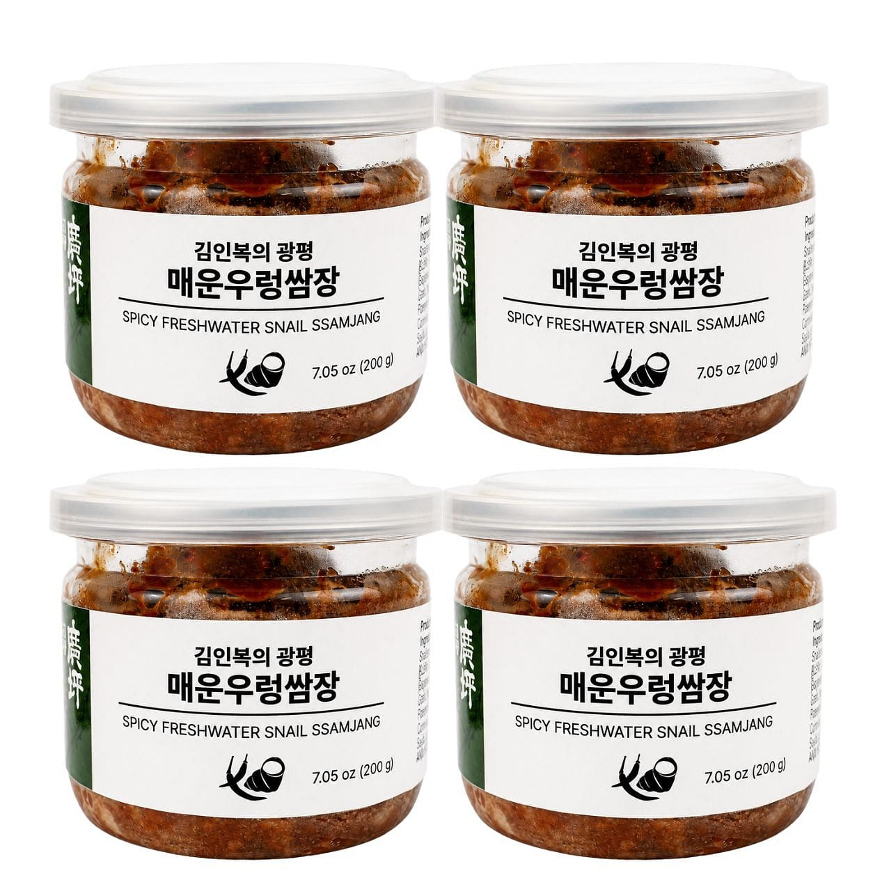 Spicy Freshwater Snail Ssamjang 7.05 oz*4 pack
