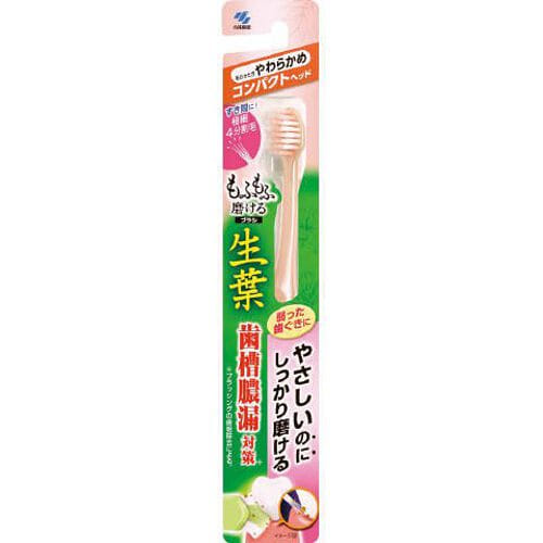 Fresh leaves and [fluffy brush for polishing] 1 count