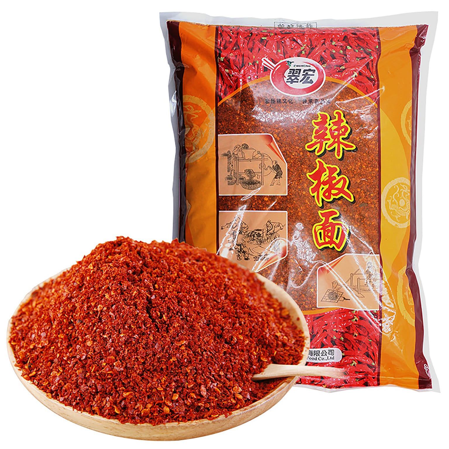 Chinese Sichuan red Chili Powder 5.51 Pound (first grade medium coarseness) 5.51 파운드