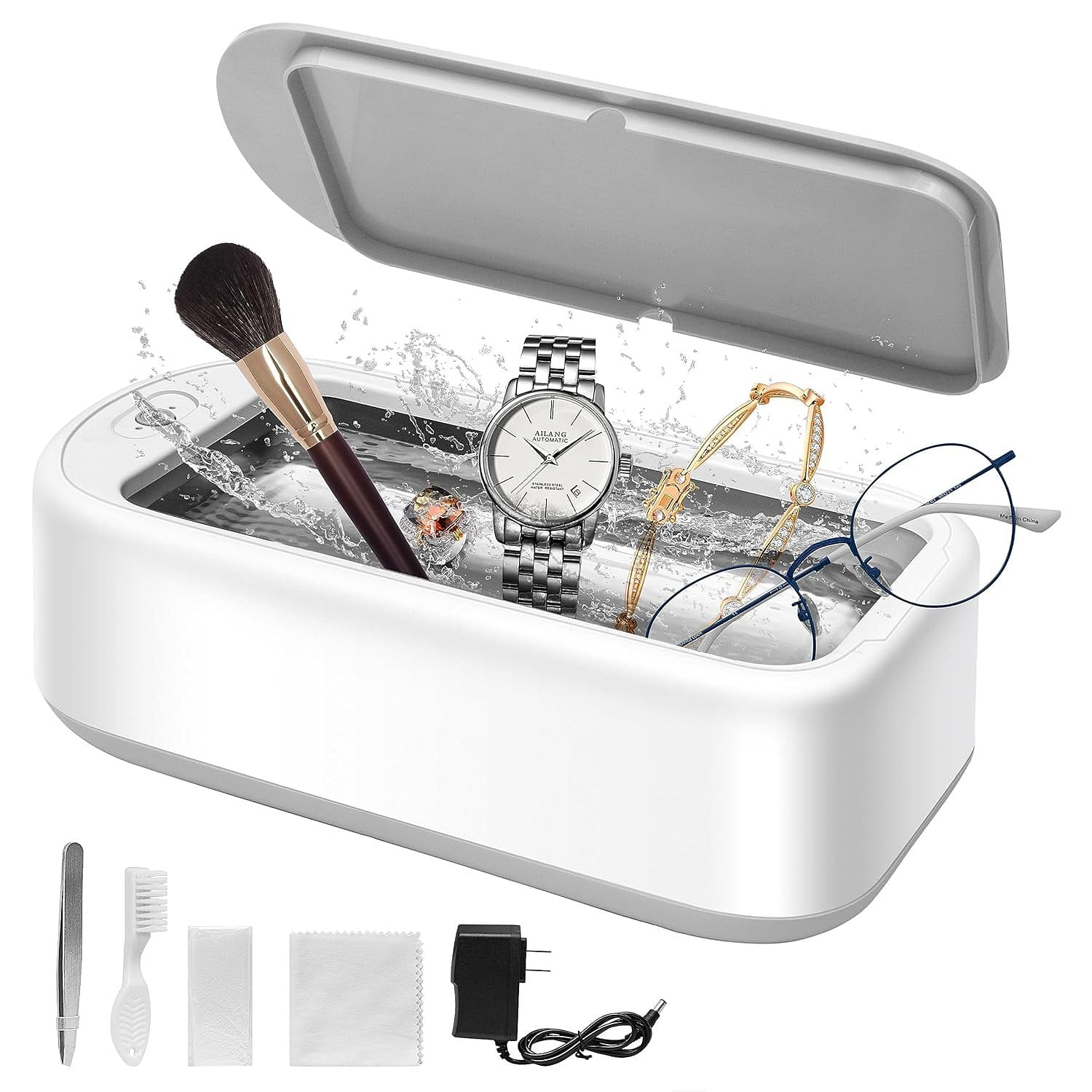 Multifunctional Portable Cleaning Machine for Jewelry, Makeup Brushes,Glasses 1 개
