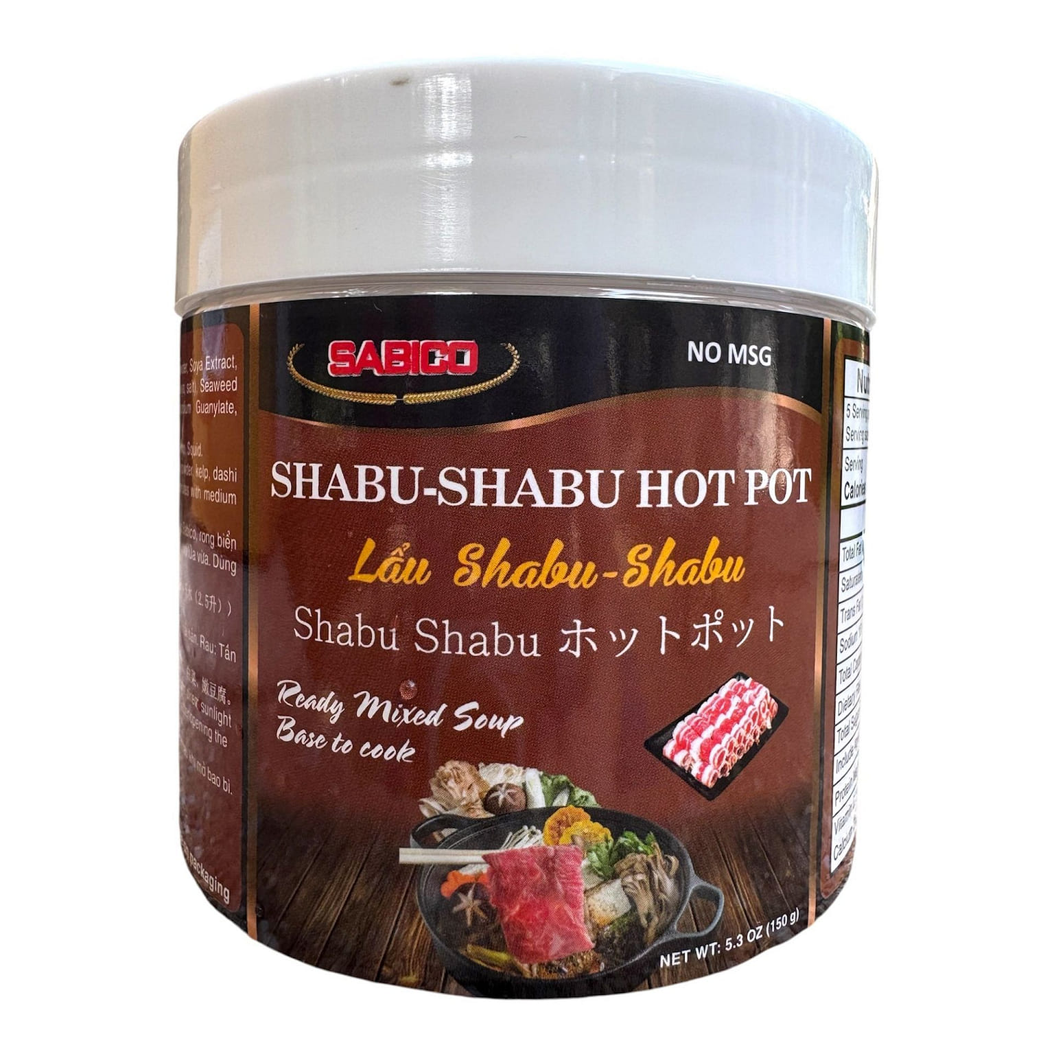 [Sabico] Shabu Shabu Hot Pot Nuoc Cot Lau Shabu 150 g