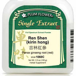 Ren Shen (Kirin Hong), extract powder Panax ginseng root - red 1 份