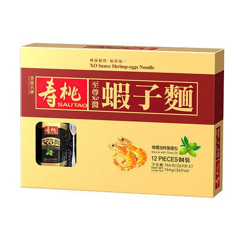 Sau Tao Sau Tao XO Sauce Shrimp-eggs Noodle (12pcs) Gift Set 763 กรัม