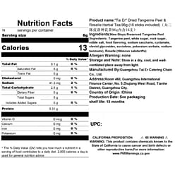 Dried Tangerine Peel & Roselle Herbal Tea 96g 1 box