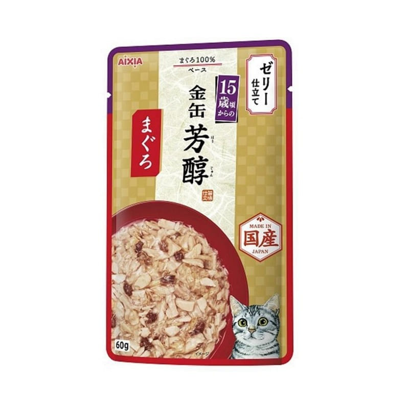 Aixia Kin-Can Tuna in Jelly Wet Cat Food 60g 1 each