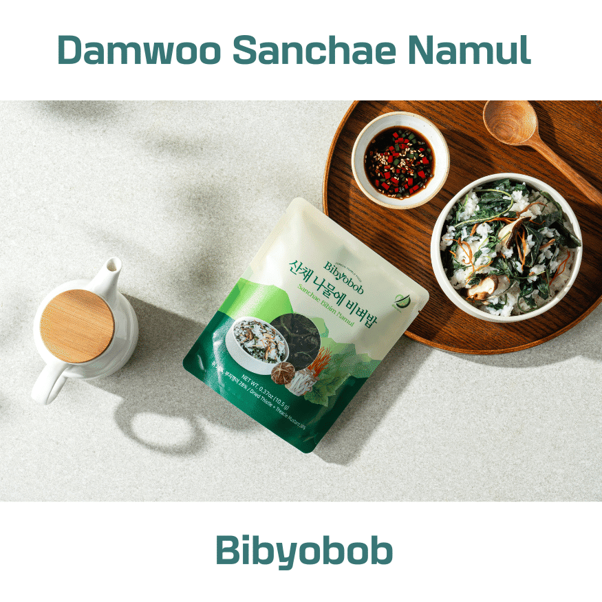 DAMWOO Sanchae Namul 比比鮑勃 0.37 盎司