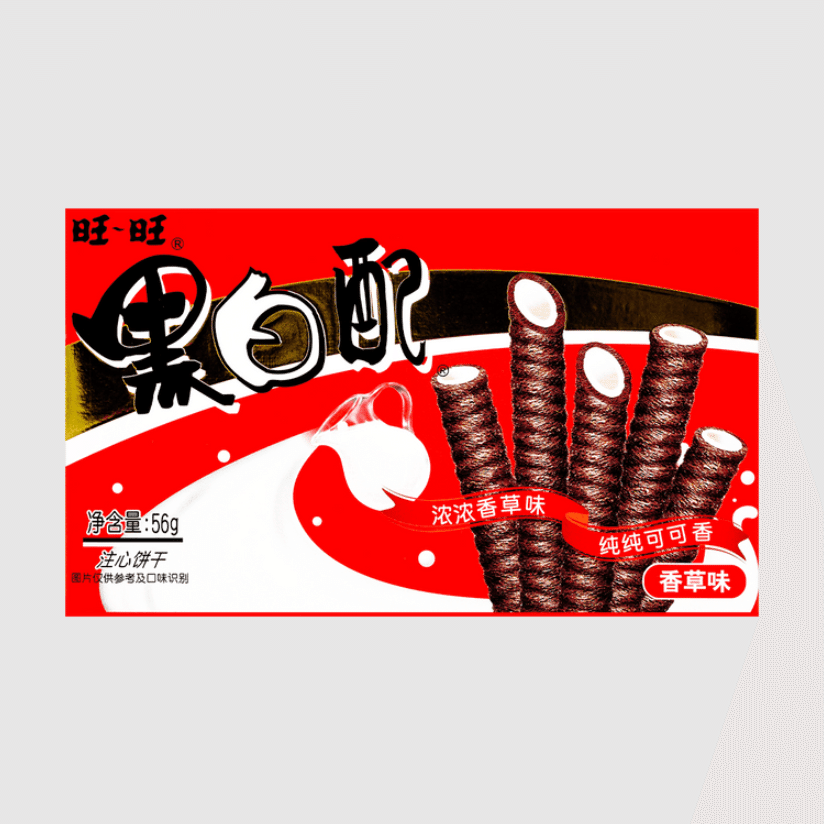 Chocolate & Vanilla Cream Rolled Wafers 1.98oz 1 개