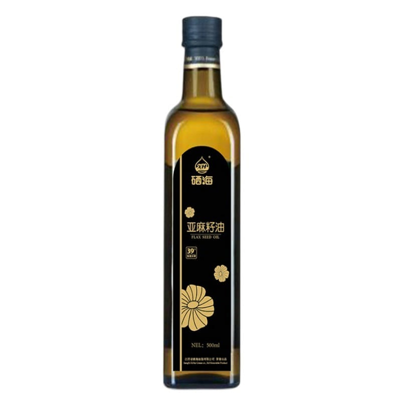 Flaxseed Oil 500ml Cold Pressed Edible Oil 1 bottle