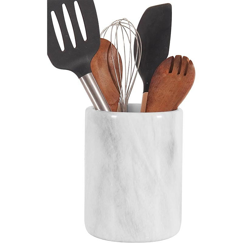 Radicaln White Marble Utensil Holder, 6.5 inches 1 개