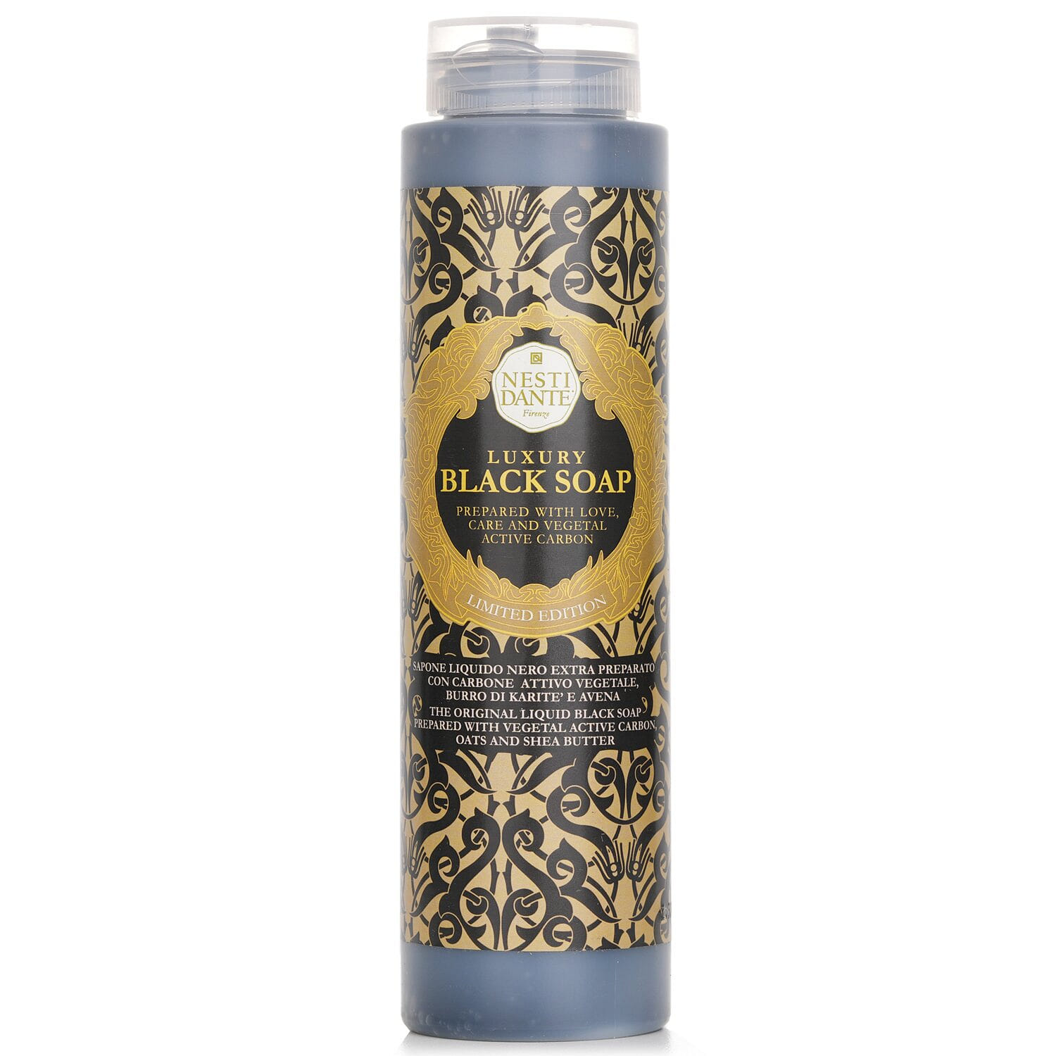 Nesti Dante     Luxury Liquid Black Soap With Vege 300 มิลลิลิตร
