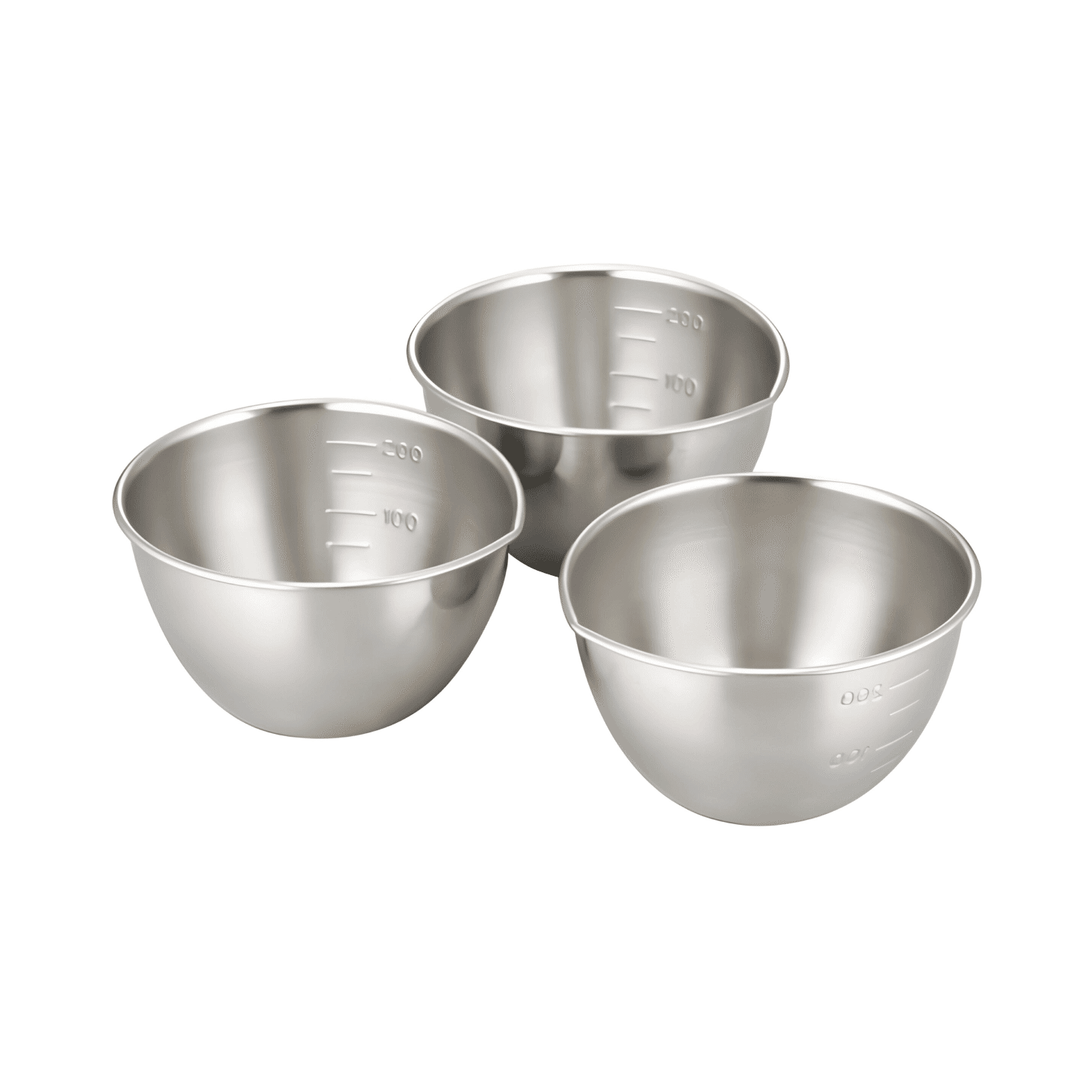 Shimomura Stainless Steel Mini Mixing Bowl (Set of 3) 1 ลัง