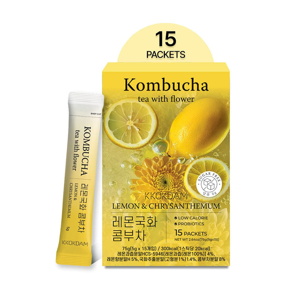 [New]Flower Kombucha Tea 15 packets - Lemon&Chrysanthemum 15 개입