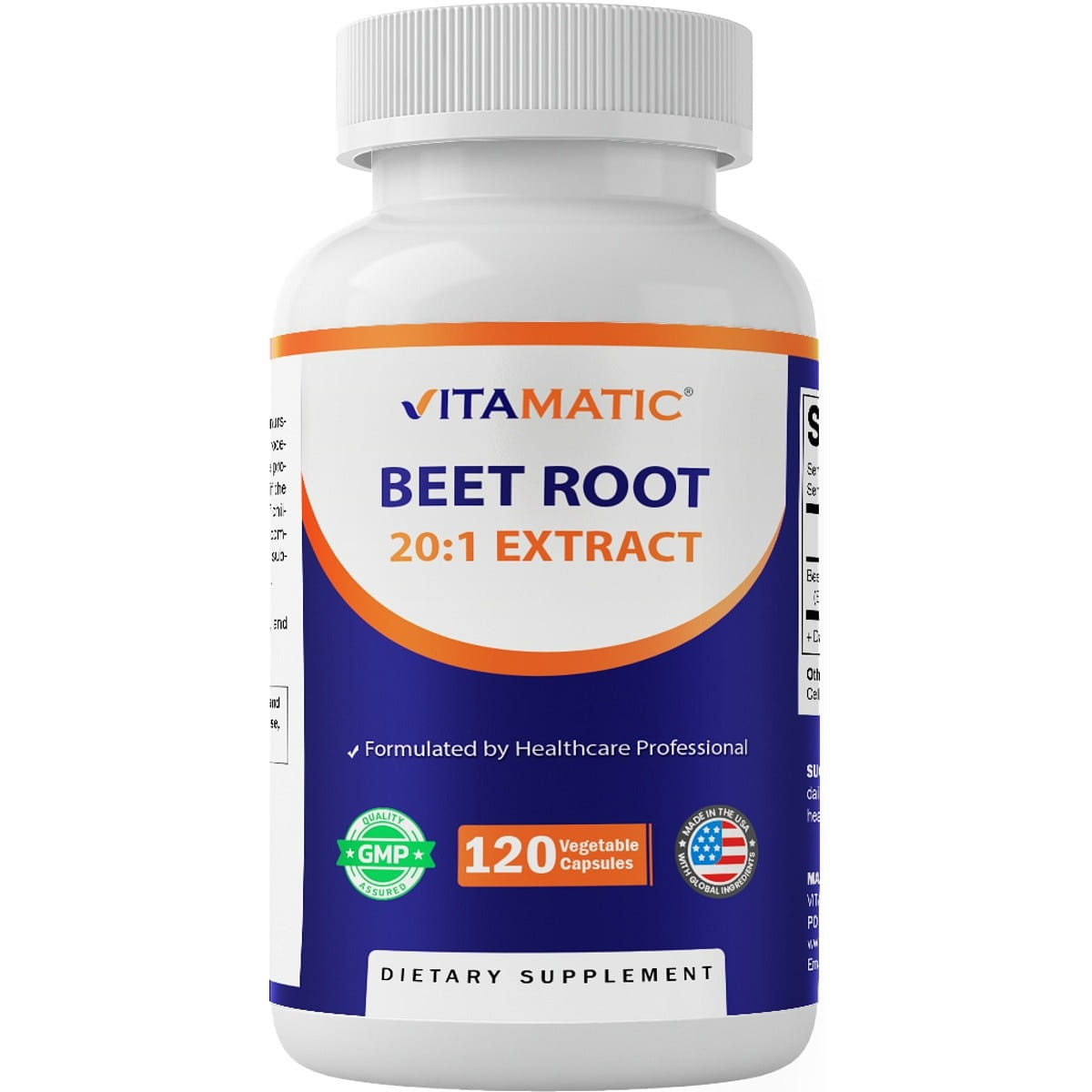 Beet Root 20:1 Extract - 120 Capsules 1 each