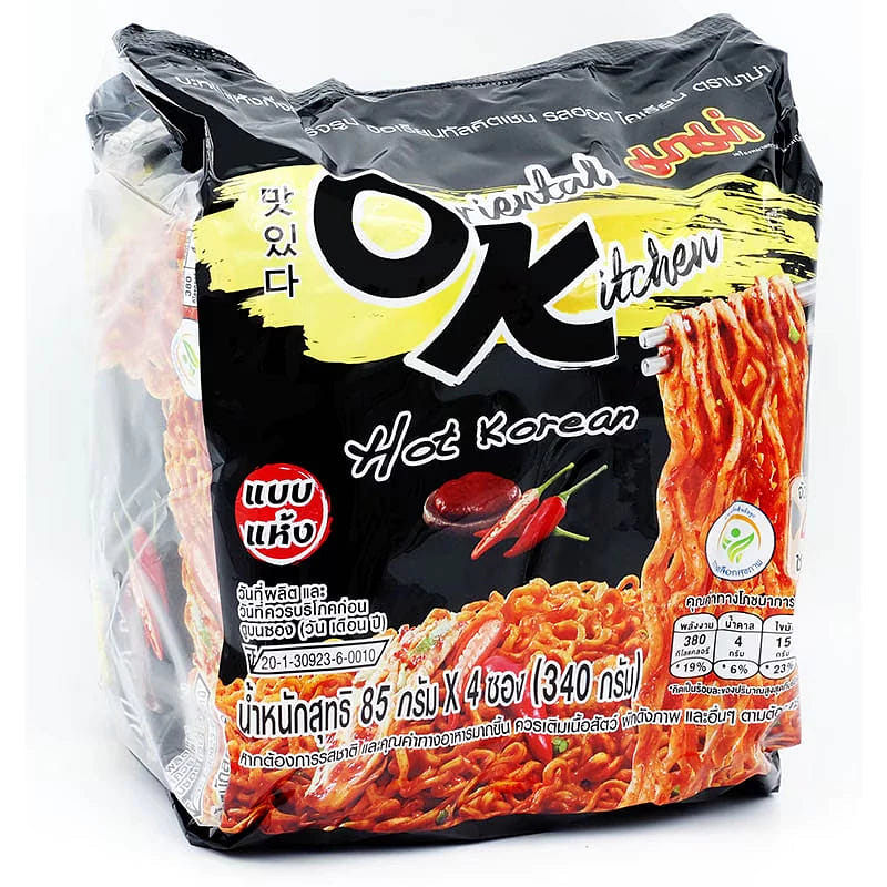 Mama Hot Korean Flavour Instant Noodles 3oz X 4pcs 1 개