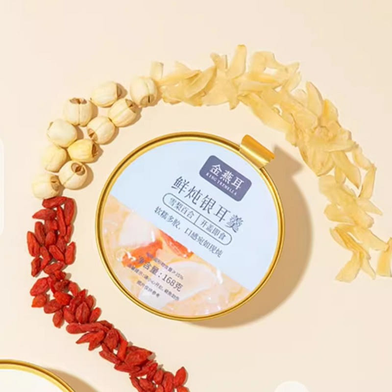 Golden swallow ear Red Date longan fresh stew white fungus soup 168 그램