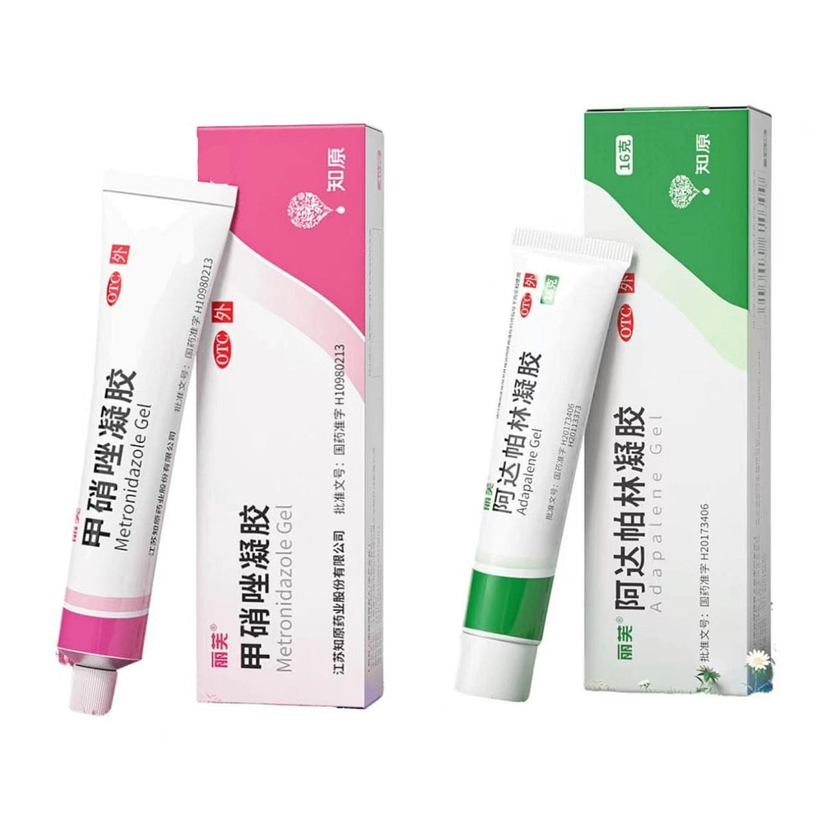 Adapalene gel 16g+ metronidazole gel 20g 36 그램