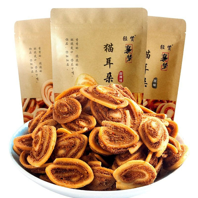 Cat Ear Snacks Retro casual influencer handmade delicious and inexpensive cat ea 208 g